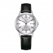 Alexandre Christie AC 1036 Silver White Leather Lady LDLSSSL